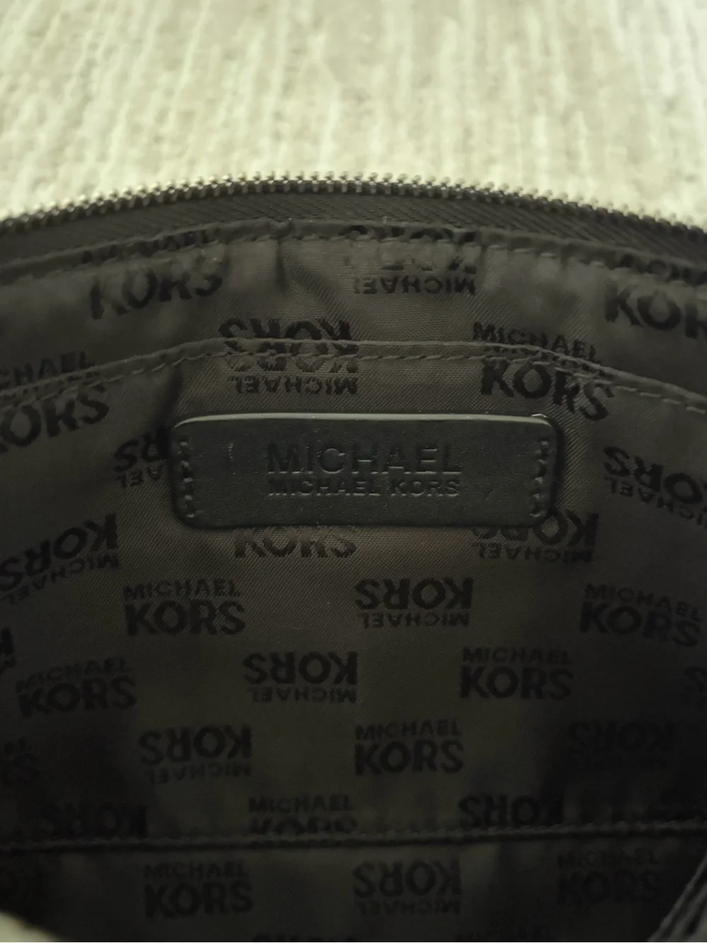 Michael Kors Jet Set Large Monogram PVC Clutch Wristlet